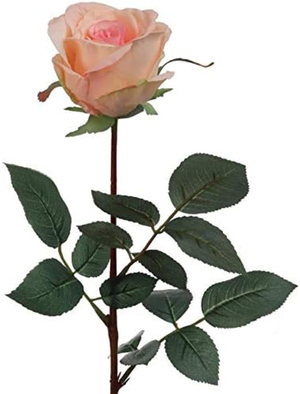 4pc 30" Pink Silk Rose Buds – Realistic Flowers for Bouquets & Decor